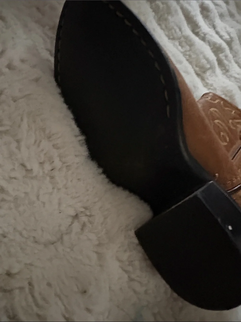Old West Brown Kids Cowboy Boots
